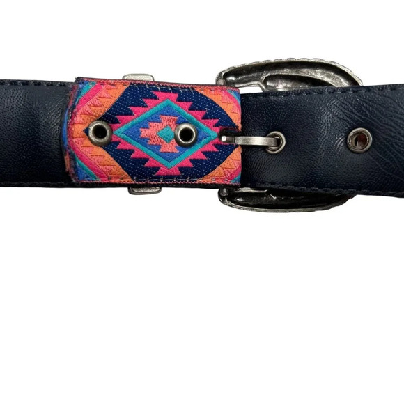 Nuovo Size 3 Western Belt Aztec Southwest Girls - Picture 6 of 6